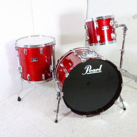 【中古】Pearl ドラムセット【一部ワケ有り】 中古】PEARL / 80s MAPLE FIBERGLASS GAX 22/12/16 3PCS ソフトケース