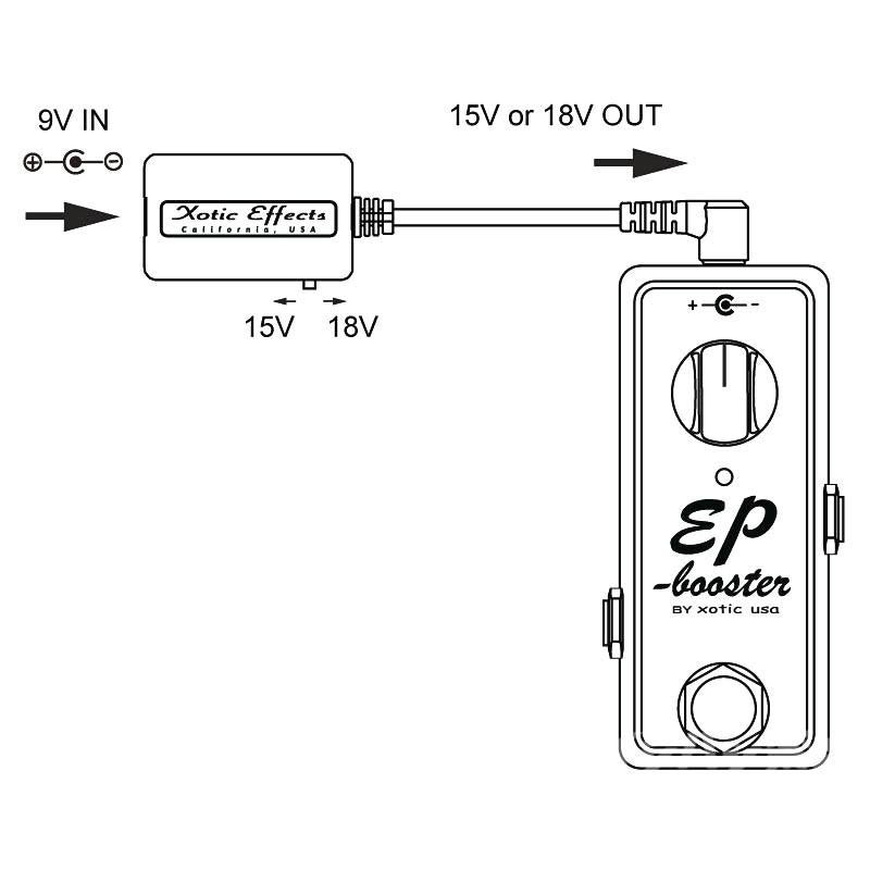 Xotic / XVD-1 VOLTAGE DOUBLER POWER ADAPTER エキゾティック 【国内