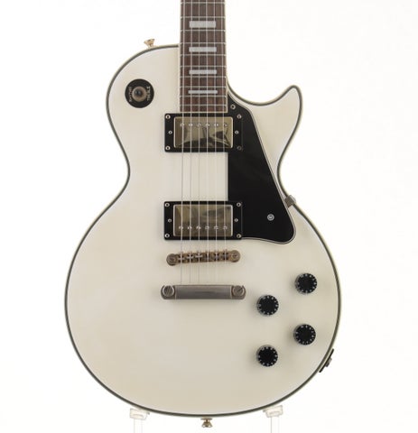 【中古】Epiphone / Les Paul Custom Alpine White 2007年製【3.82kg】【S/N:EE070714197】【横浜店】