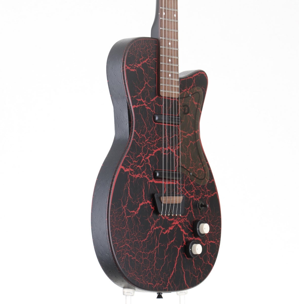 中古】Danelectro / 56-U2 Black/Red Crackle Lava Finish ［2.80kg