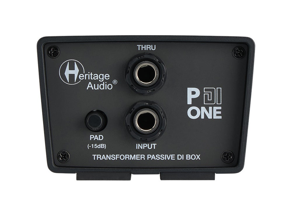 HosaパッシブDIダイレクトボックス 新製品】 Heritage Audio / P DI One パッシブ DI ボックス 楽器用