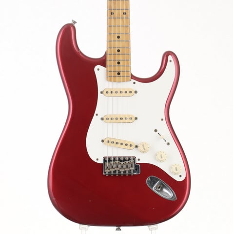 【新品弦張替済】Fender Japan ストラト キャディーアップルレッド 新品弦張替済】Fender Japan ストラト キャディーアップルレッド