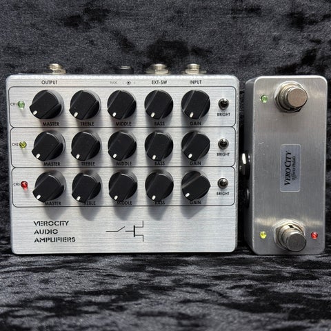 Verocity Effects Pedals / 三PLUS-ES + 三 PLUS-FS ［専用フット