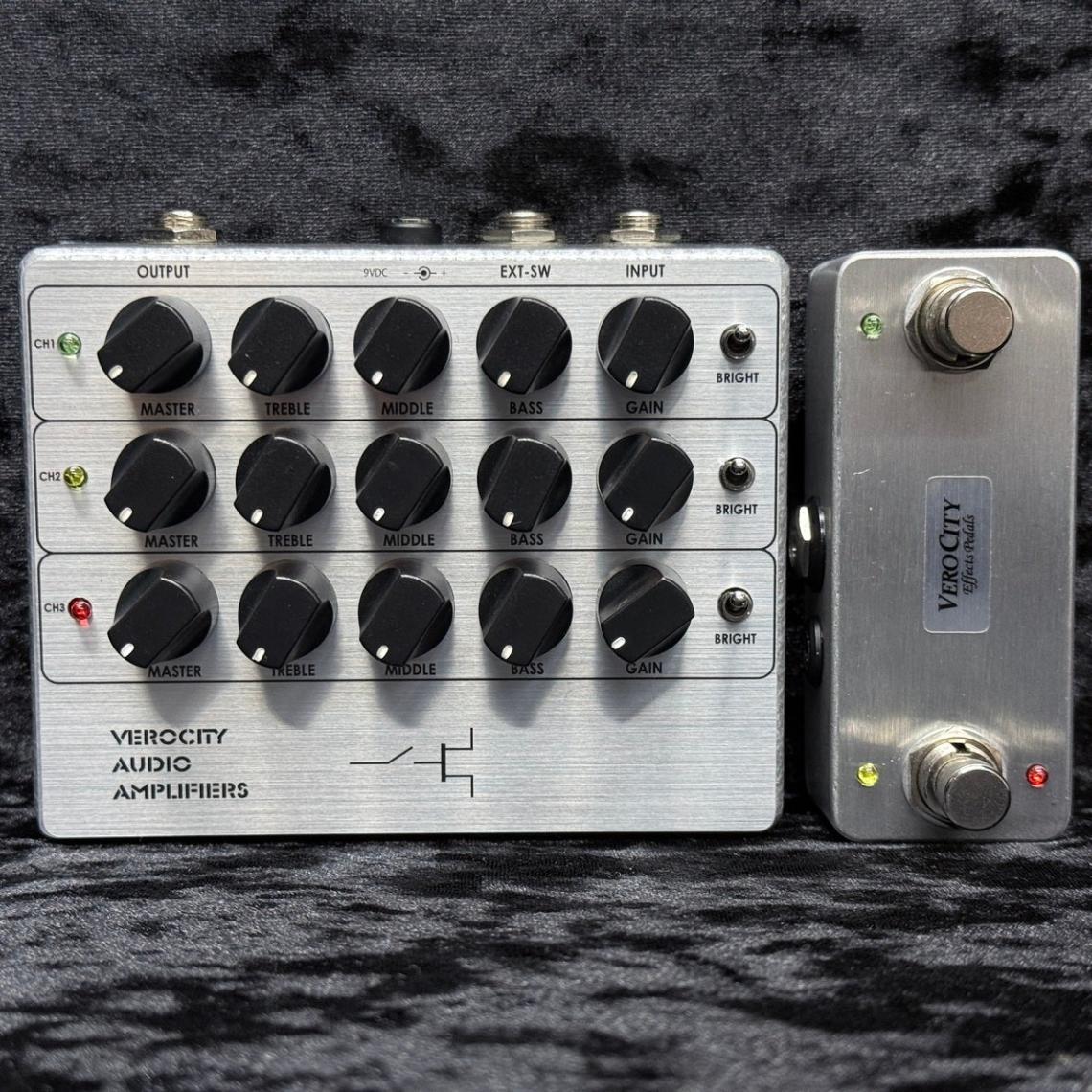 Verocity Effects Pedals / 三PLUS-ES + 三 PLUS-FS ［専用フット