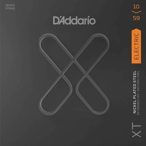 D'Addario / XT Series Electric Guitar Strings XTE1059 7-String Regular Light 10-59 7弦ギター弦 【福岡店】【アウトレット特価】
