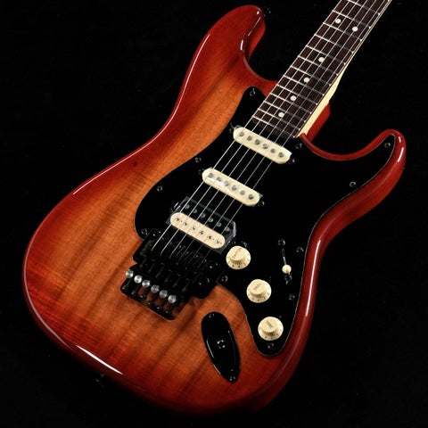 Fender / ISHIBASHI FSR MIJ Hybrid II Stratocaster HSS Koa Top Black Hardware(重量:3.75kg)【S/N:JD24026463】【渋谷店】