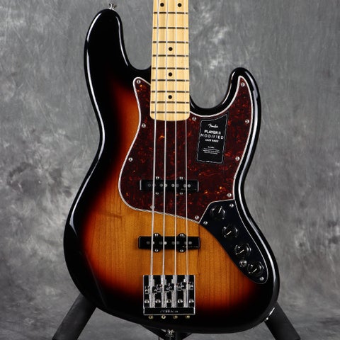 《WEBSHOPクリアランスセール》Fender / Player II Modified Active Jazz Bass Maple Fingerboard 3 Tone Sunburst フェンダー