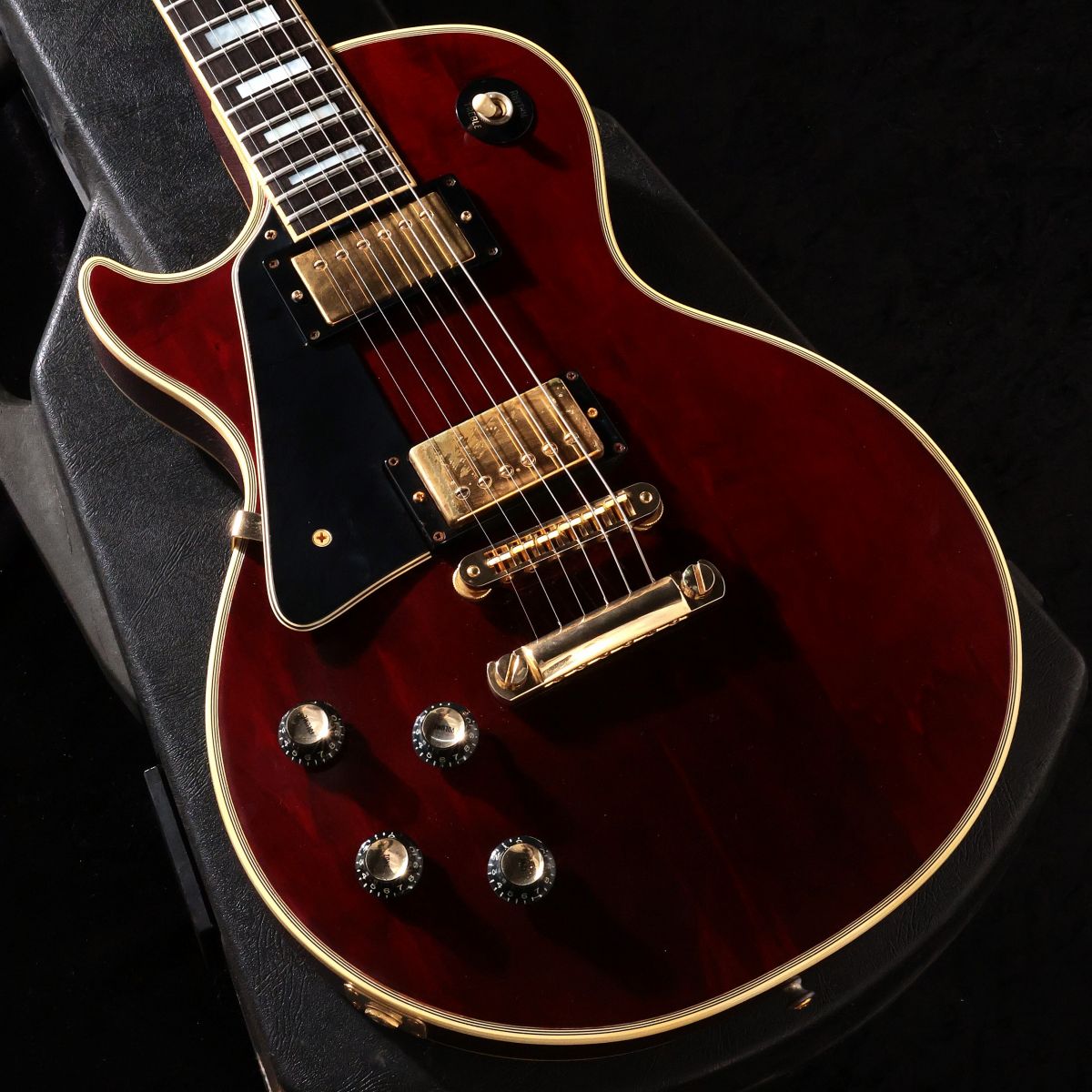 Vintage】GIBSON USA / Les Paul Custom Wine Red 1976 