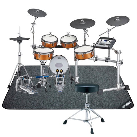 YAMAHA / DTX10K-X RW (TCS) DFP9Cツインペダルとスクリューロッド・スローンセット w/ドラムマット【お取り寄せ商品】