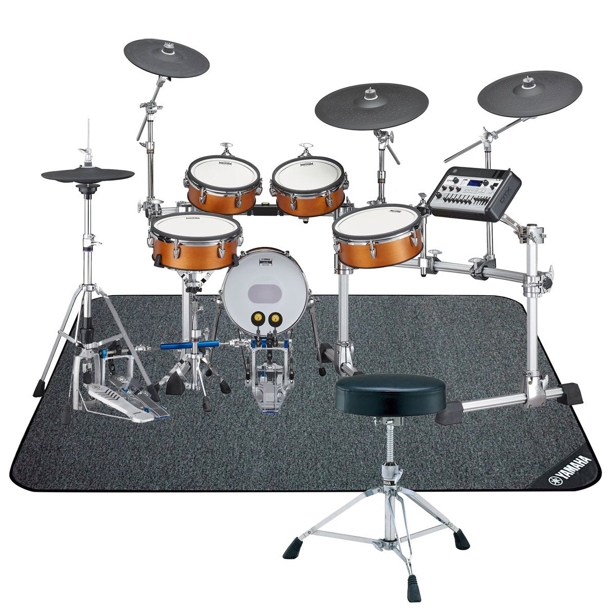 YAMAHA / DTX10K-X RW (TCS) DFP9Cツインペダルとスクリューロッド 