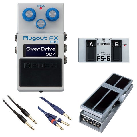 BOSS / PX-1 Plugout FX [自由自在にサウンドメイクセット] FS-6 + FV