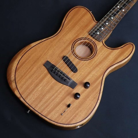 Fender / American Acoustasonic Telecaster All-Mahogany Ebony Fingerboard Natural 【S/N:US253495A】【2.32kg】【横浜店】