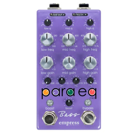 Empress Effects / Bass ParaEQ EQ w/ Boost for Bass ベース用