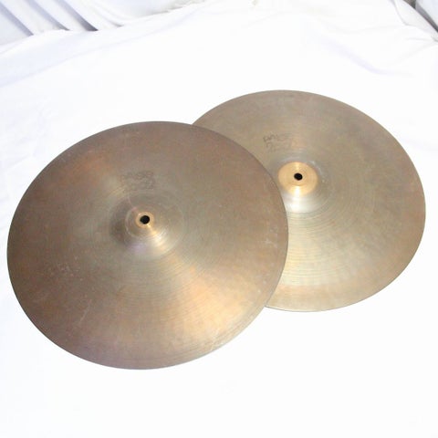 【中古】PAISTE / 70s Black Logo 2002 Hihat 966/1182 15インチ パイステ 黒ロゴ ハイハットシンバル【池袋店】【値下げ】