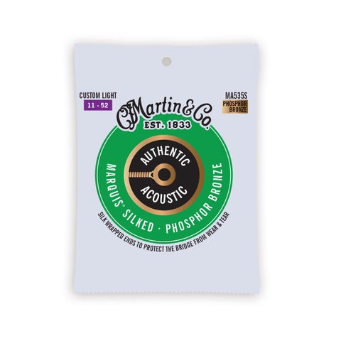 Martin / MA535S MARQUIS SILKED Phosphor Bronze 11-52 アコースティックギター弦 【福岡店】