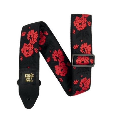 ERNiE BALL / 5335 Classic Jacquard Guitar/Bass Strap Tango Rose【渋谷店】