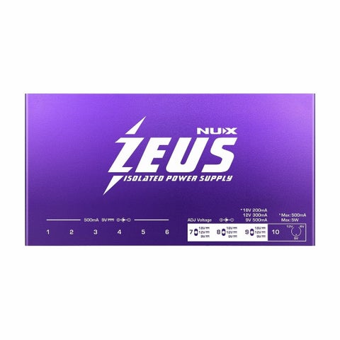 NUX / ZEUS フルアイソレーテッド パワーサプライ【国内正規品】