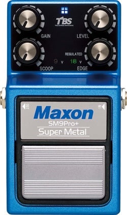 中域をカットしたハイゲインディストーション] MAXON / SM9Pro+ Super