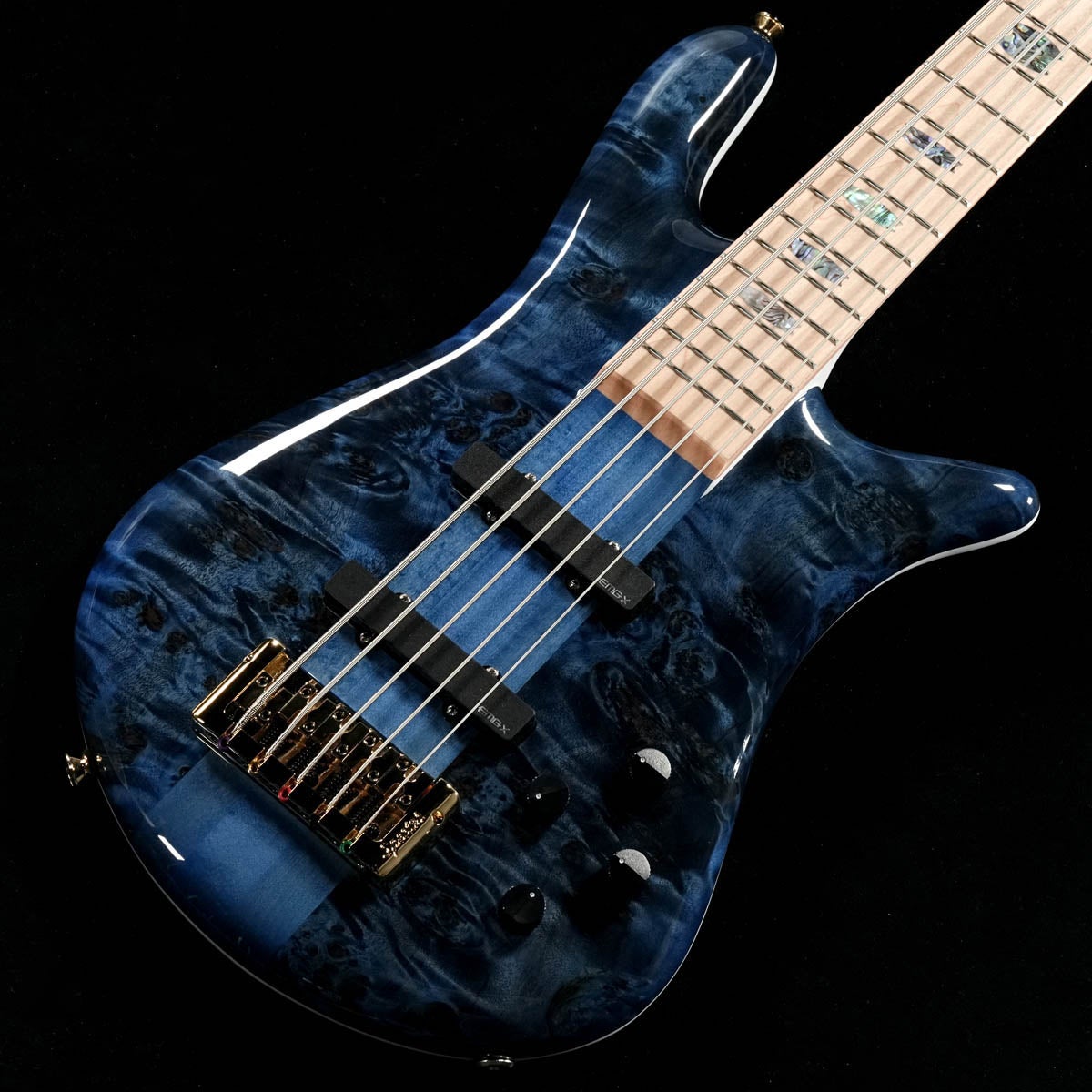 Spector / Japan Exclusive Series EURO 5 CST Black & Blue w/White