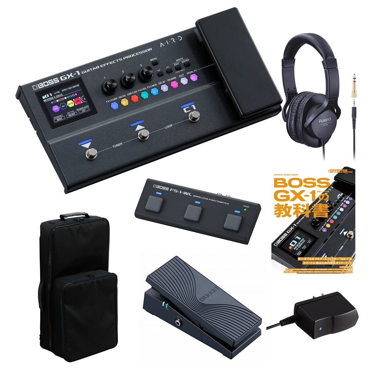GX-1 ワイヤレスヘッドフォンセット BOSS / GX-1 Guitar Effects Processor ［Bluetoothオールインワン