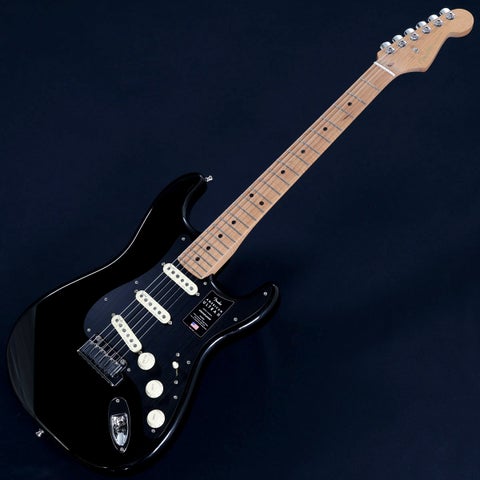Fender / Limited Edition American Ultra II Stratocaster Maple Black 《特典付き》 [3.68kg]【池袋店】【YRK】