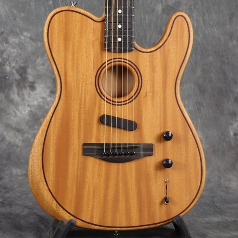 Fender / American Acoustasonic Telecaster All-Mahogany Ebony Fingerboard Natural フェンダー【2.32kg】[S/N US253478A]