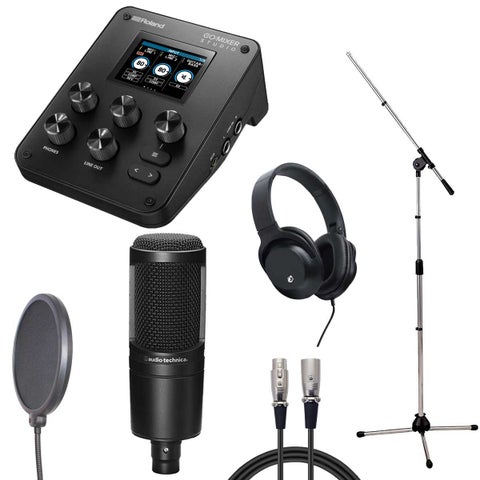 Roland GO:MIXER STUDIO × audio-technica AT2020 【配信/レコーディングセット】【御茶ノ水本店】