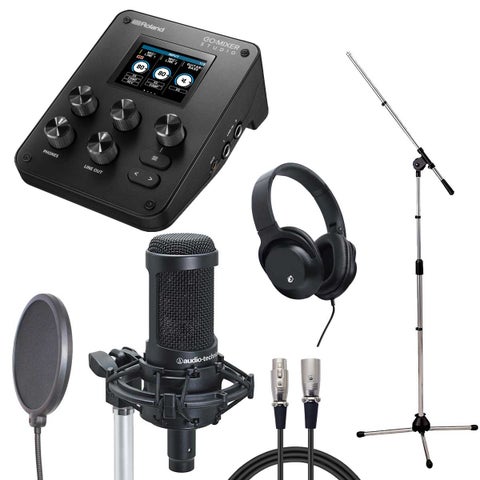 Roland GO:MIXER STUDIO × audio-technica AT2050 【配信