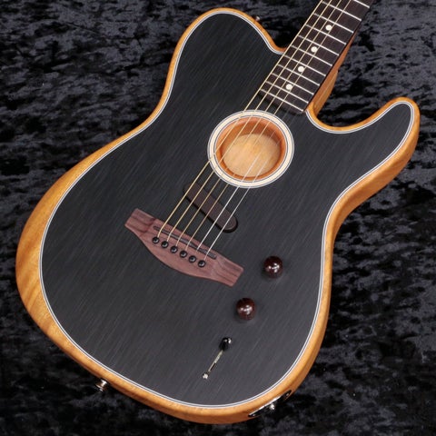 Fender / Acoustasonic Player Telecaster Rosewood Fingerboard Brushed Black(重量:2.20kg)【新宿店】