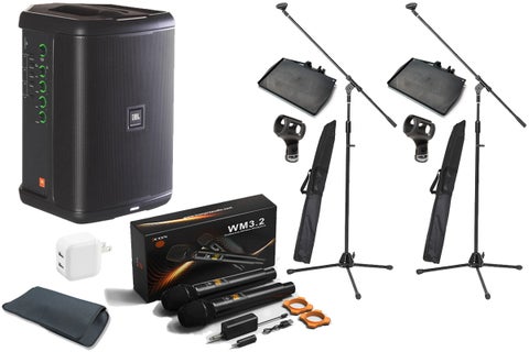 JBL ジェービーエル / EON ONE Compact-Y3 [ワイヤレスマイク(ダブルモデル)＆アクセサリーセット！]