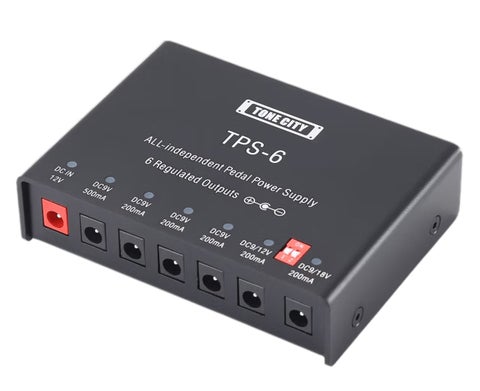 【新製品】 TONE CITY / TPS-6 Power Supply 6アウトプット オールアイソレーテッド パワーサプライ 【国内正規品】