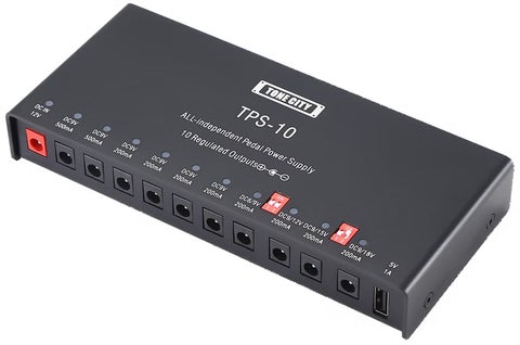 【新製品】 TONE CITY / TPS-10 Power Supply 10アウトプット オールアイソレーテッド パワーサプライ 【国内正規品】