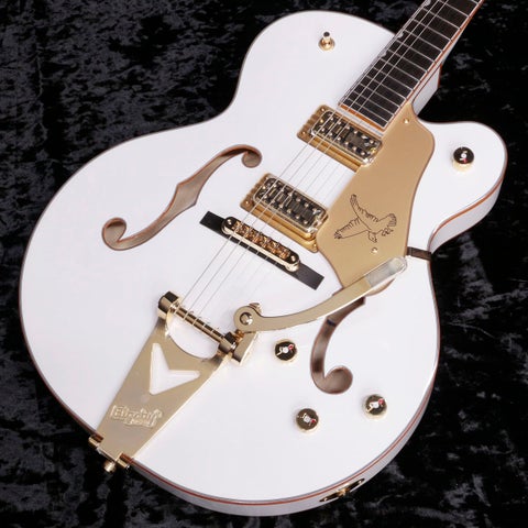 GRETSCH / Synchromatic Falcon Hollow Body Single-Cut with Bigsby Ebony Snowcrest White【新宿店】