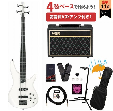 Ibanez / SR280E-PW(Pearl White) アイバニーズ エレキベース VOXアンプ付属エレキベース初心者セットR
