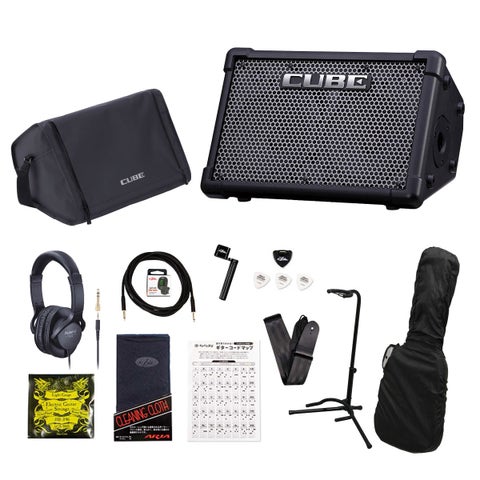 Roland / CUBE Street EX Battery-Powered Stereo Amplifier [ギタリスト向けバンドルセット]  ギター本体購入の際の同時購入おすすめ！