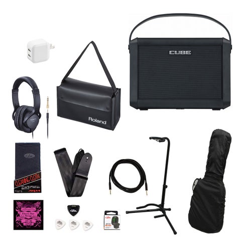 Roland / CUBE Street MINI CUBE-ST-MI 10W  [ベーシスト向けバンドルセット] ベース本体購入時におすすめ！  USB電源アダプタ (Type A 2個口) 付き! ローランド