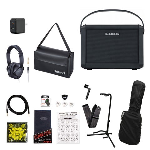 Roland / CUBE Street MINI CUBE-ST-MI 10W [ギタリスト向けバンドルセット] ギター本体購入時におすすめ！ USB電源アダプタ (Type C ＆ Type A) 付き!