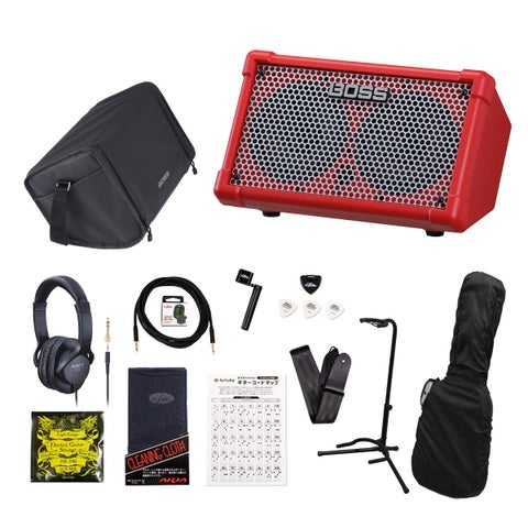 BOSS / CUBE Street II Battery-Powered Stereo Amplifier Red [ギタリスト向けバンドルセット]  ギター本体購入の際の同時購入おすすめ！