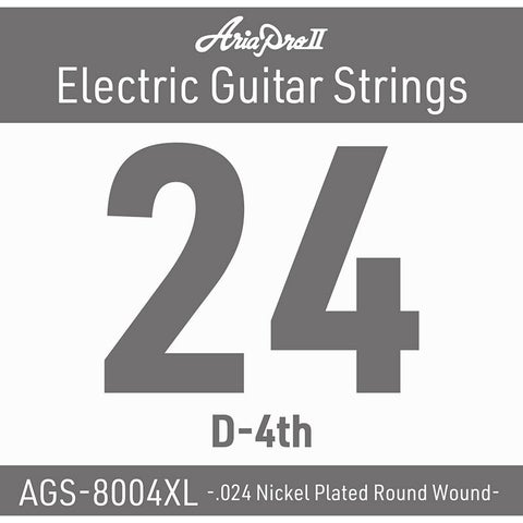 Aria Pro II / AGS-8004XL 024W Single Strings（バラ弦）エレキギター弦
