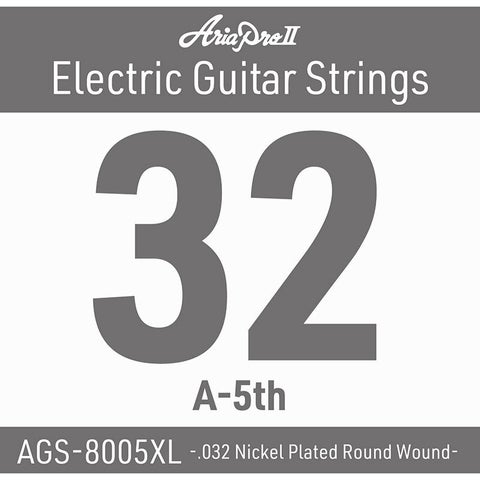 Aria Pro II / AGS-8005XL 032W Single Strings（バラ弦）エレキギター弦