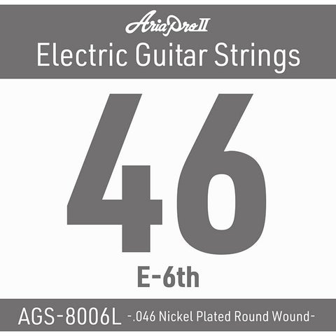 Aria Pro II / AGS-8006L 046W Single Strings（バラ弦）エレキギター弦