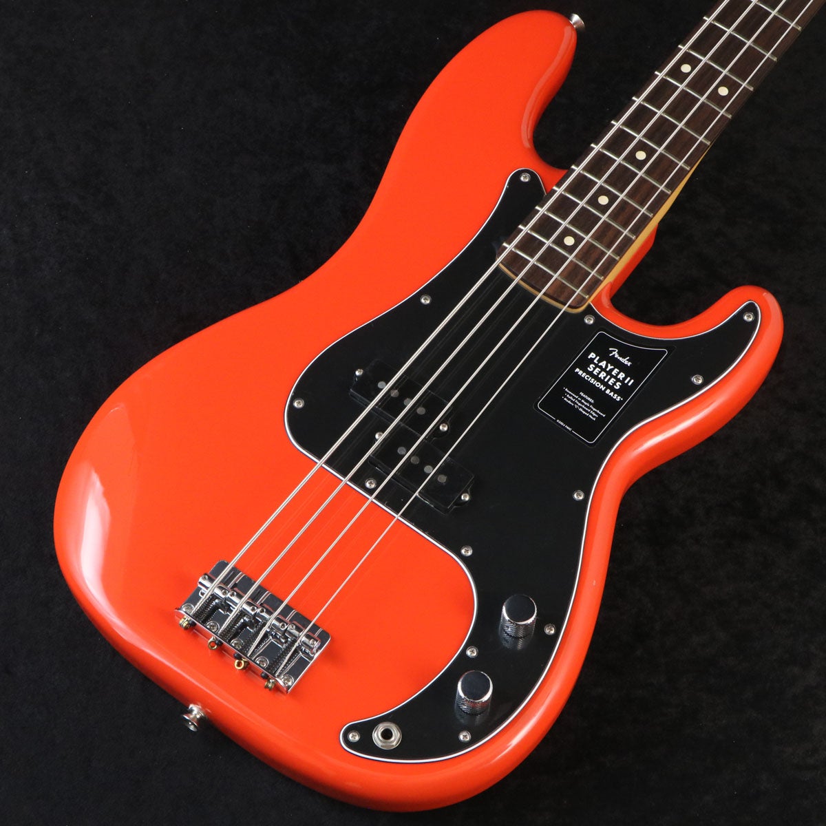 ベース Fender MEXICO PRECISION BASS FENDER MEXICO / Player II Precision Bass Coral Red(重量:3.94kg