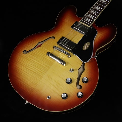 Epiphone / Inspired by Gibson ES-335 Figured Raspberry Tea Burst