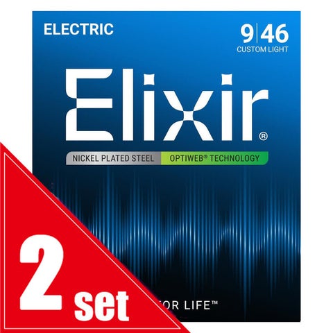 Elixir / ＃19027 OPTIWEB Custom Light 09-46 2set エレキギター弦【横浜店】