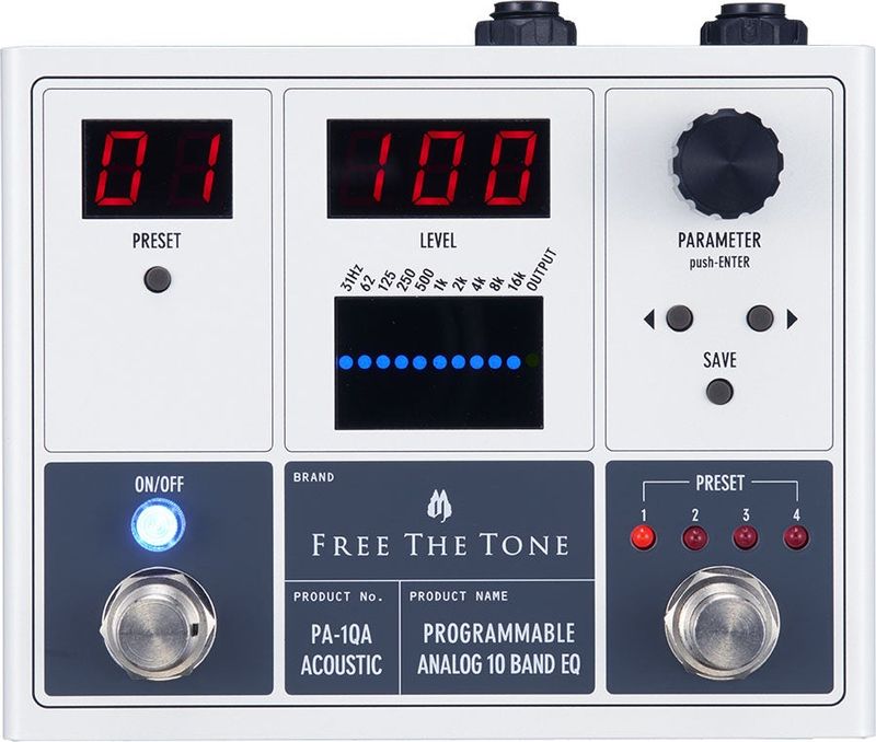 Free The Tone / PA-1QA PROGRAMMABLE ANALOG 10 BAND EQ
