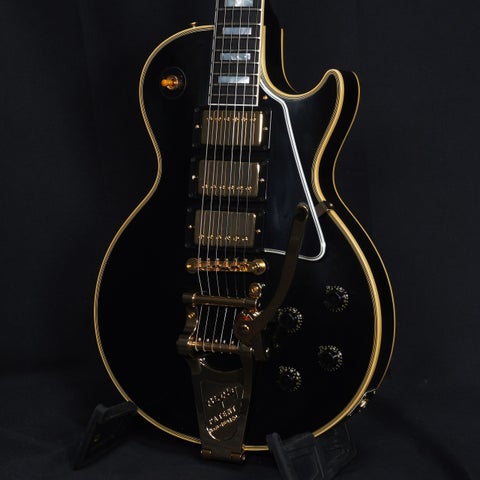 GIBSON CUSTOM / Historic Collection 1957 Les Paul Custom 3P.U VOS w/Bigsby Ebony 【御茶ノ水本店FINEST GUITARS】