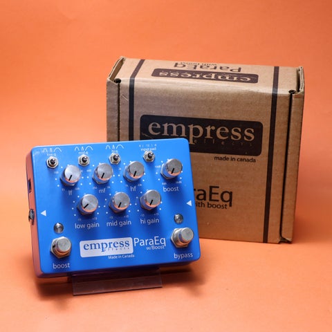 empress ParaEq w/Boost パラメトリックイコライザー セール品》Empress Effects / ParaEQ MKII EQ w/Boost Pedal