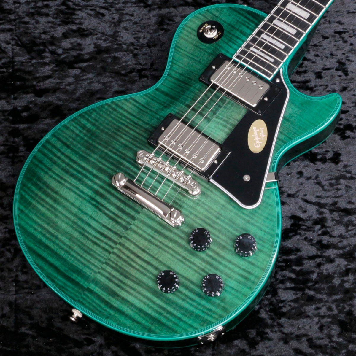 Epiphone　Gibson　レスポール　CUSTOM Epiphone / Inspired by Gibson Les Paul Custom Widow Peacock 【新宿