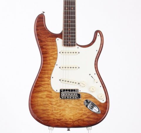 【中古】Fender / Select Stratocaster Exotic Maple Quilt Iced Tea Burst 2014年製【3.3kg】【S/N:US13117232】【横浜店】