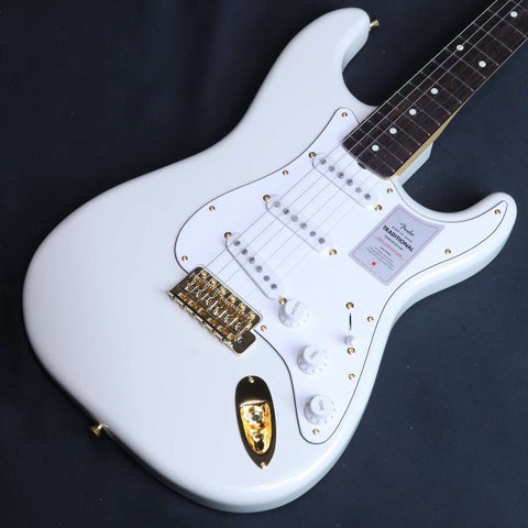 [特典付き]Fender / Made in Japan Traditional 2025 Collection 60s Stratocaster Rosewood Fingerboard White Pearl [限定]【横浜店】【S/N:JD26004902】【3.26kg】